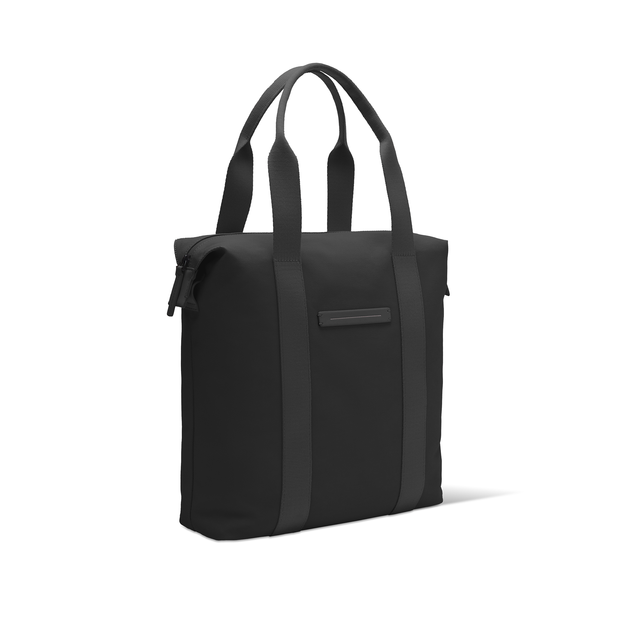 horizn-studios-sofo-vertical-tote-in-all-black-shopper-tasche-aus-recyceltem-was image 2