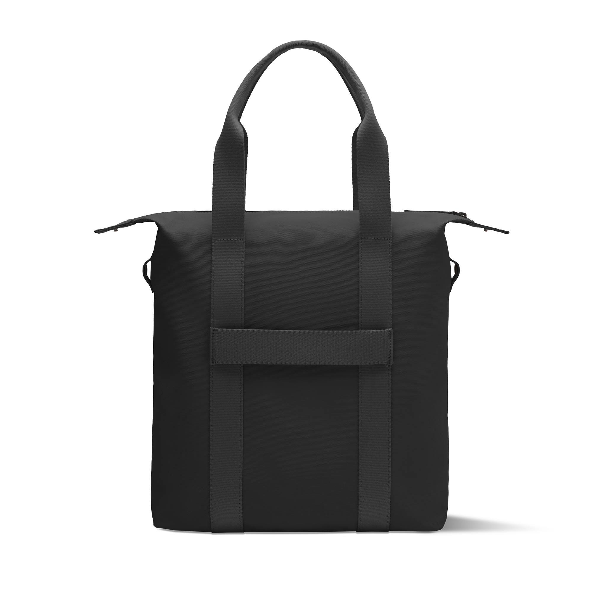 horizn-studios-sofo-vertical-tote-in-all-black-shopper-tasche-aus-recyceltem-was image 3