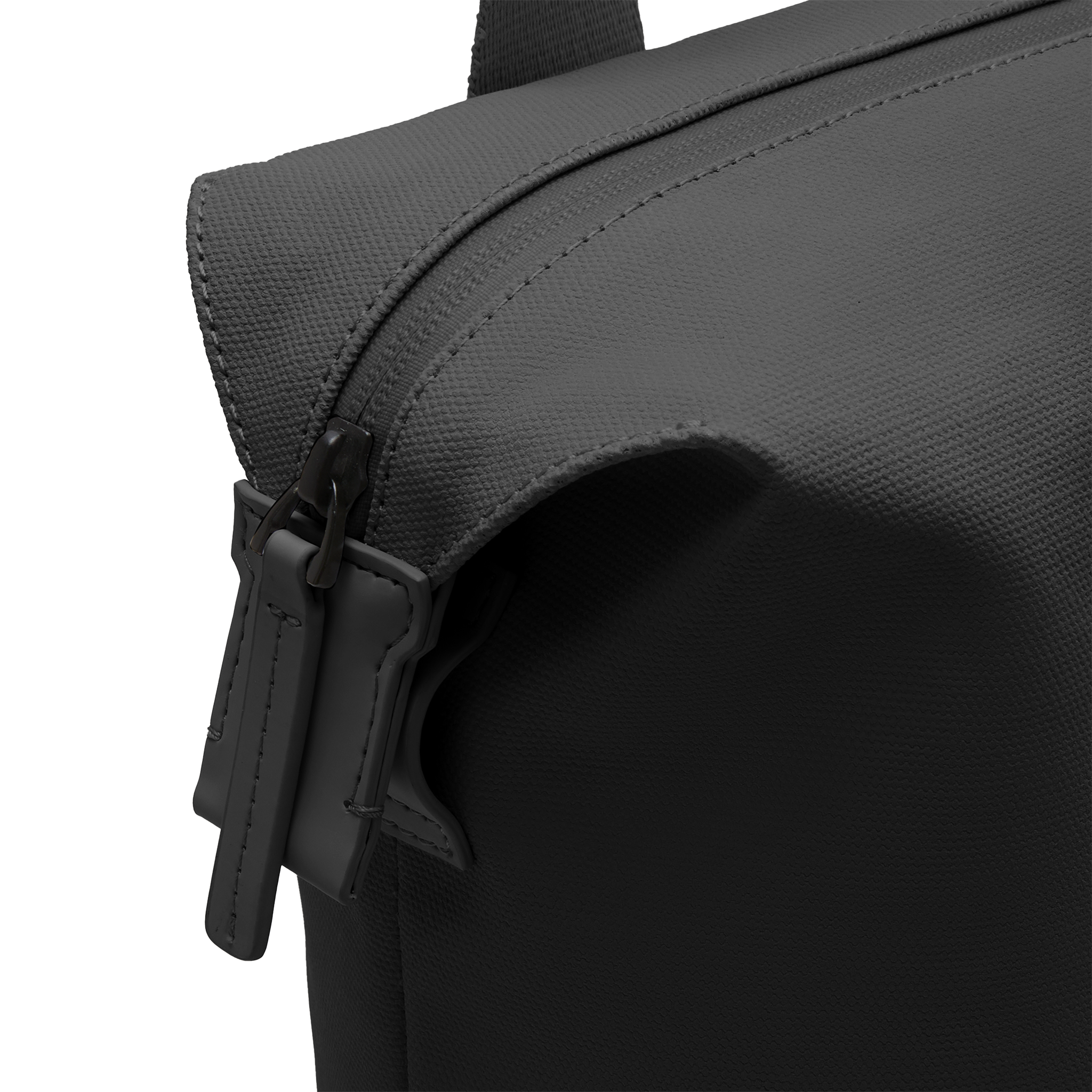 horizn-studios-sofo-vertical-tote-in-all-black-shopper-tasche-aus-recyceltem-was image 5