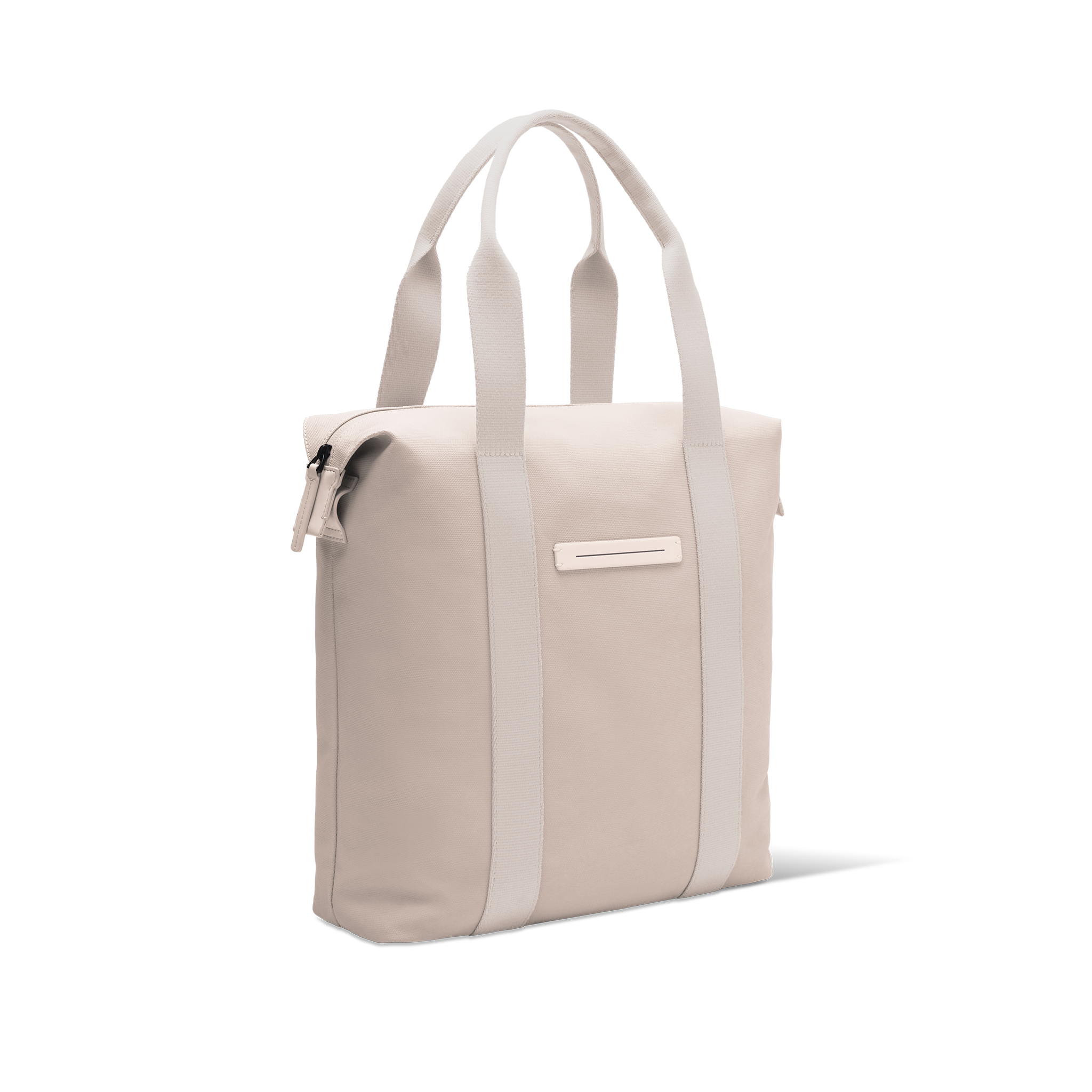 horizn-studios-sofo-vertical-tote-sand-grey-waxed-canvas image 2
