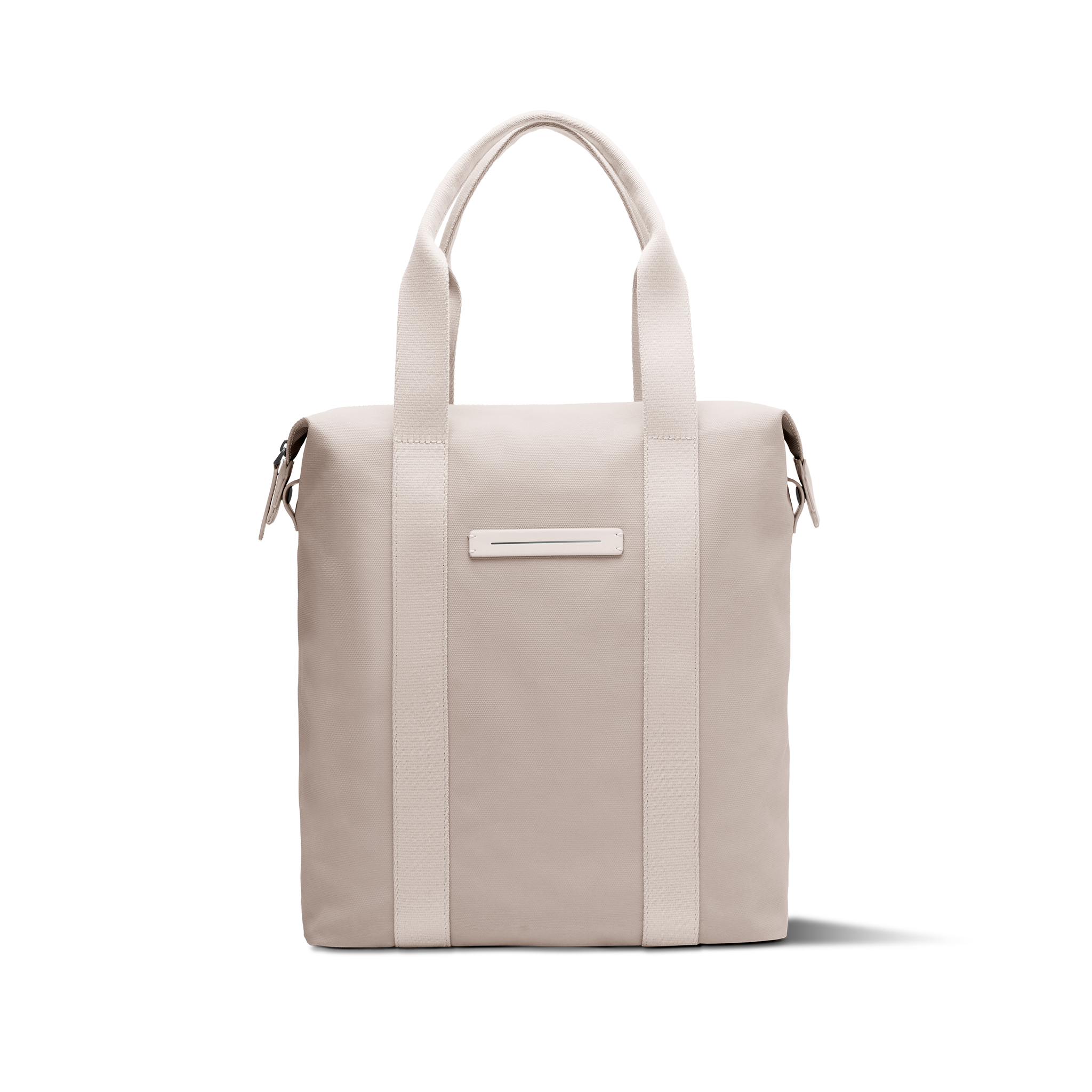 horizn-studios-sofo-vertical-tote-sand-grey-waxed-canvas image 1