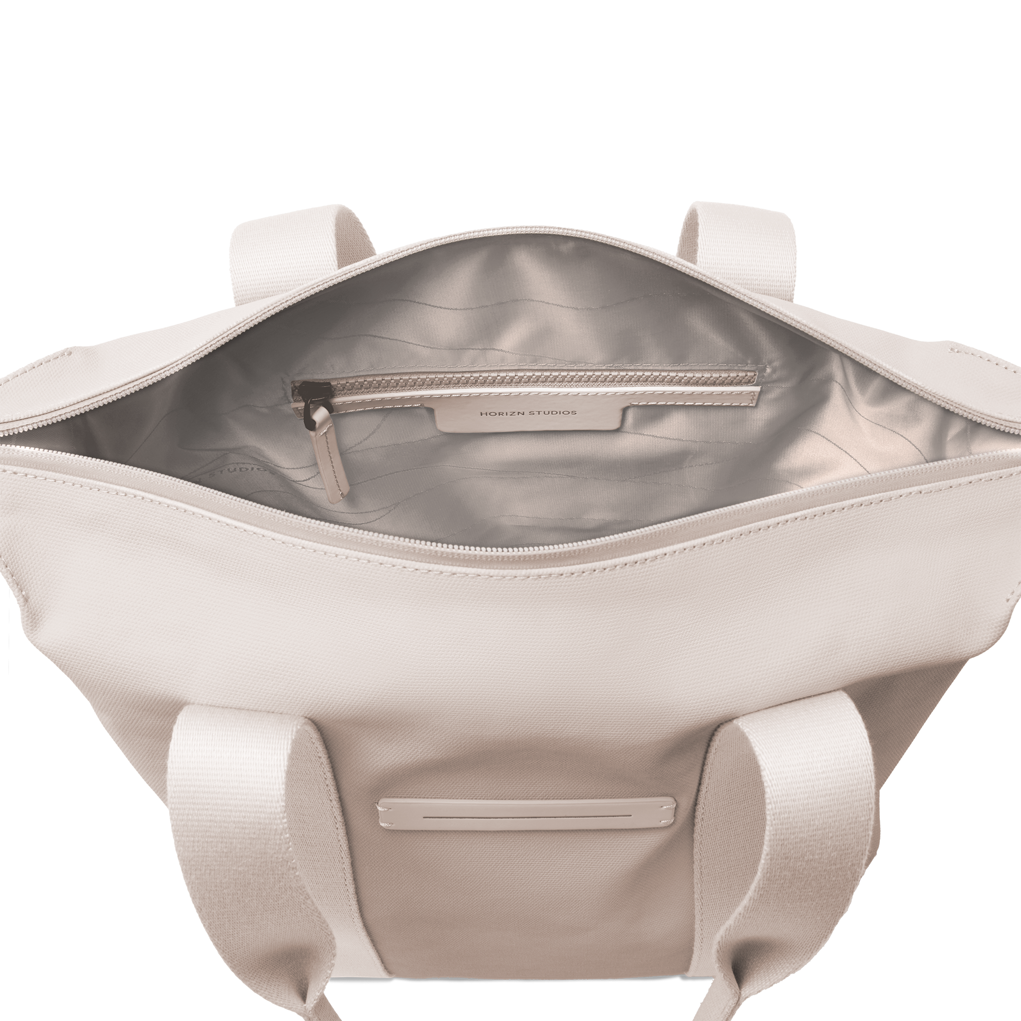 horizn-studios-sofo-vertical-tote-sand-grey-waxed-canvas image 6