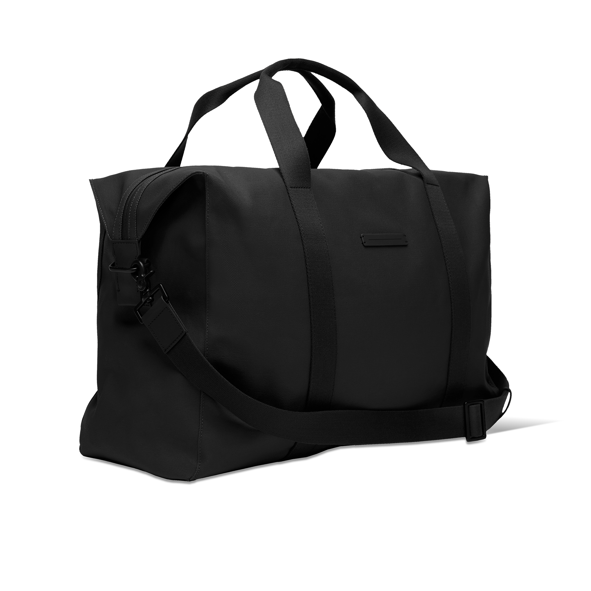 horizn-studios-sofo-weekender-l-black-recycelte-wasserdichte-waxed-canvas image 2