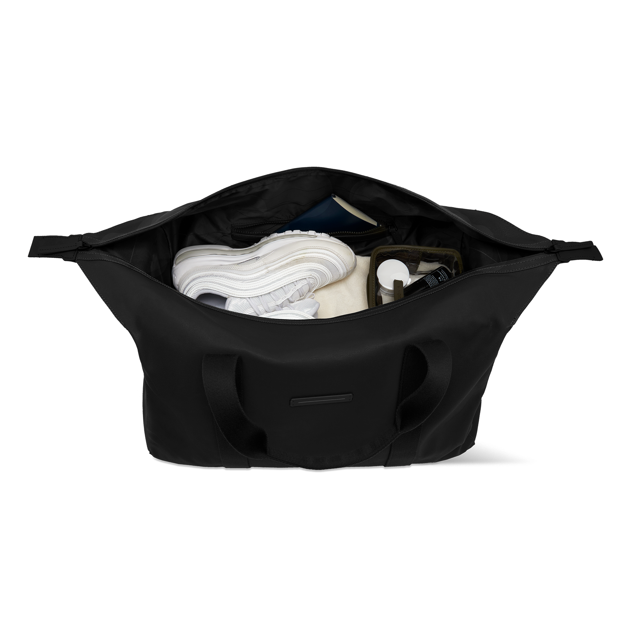 horizn-studios-sofo-weekender-l-black-recycelte-wasserdichte-waxed-canvas image 3