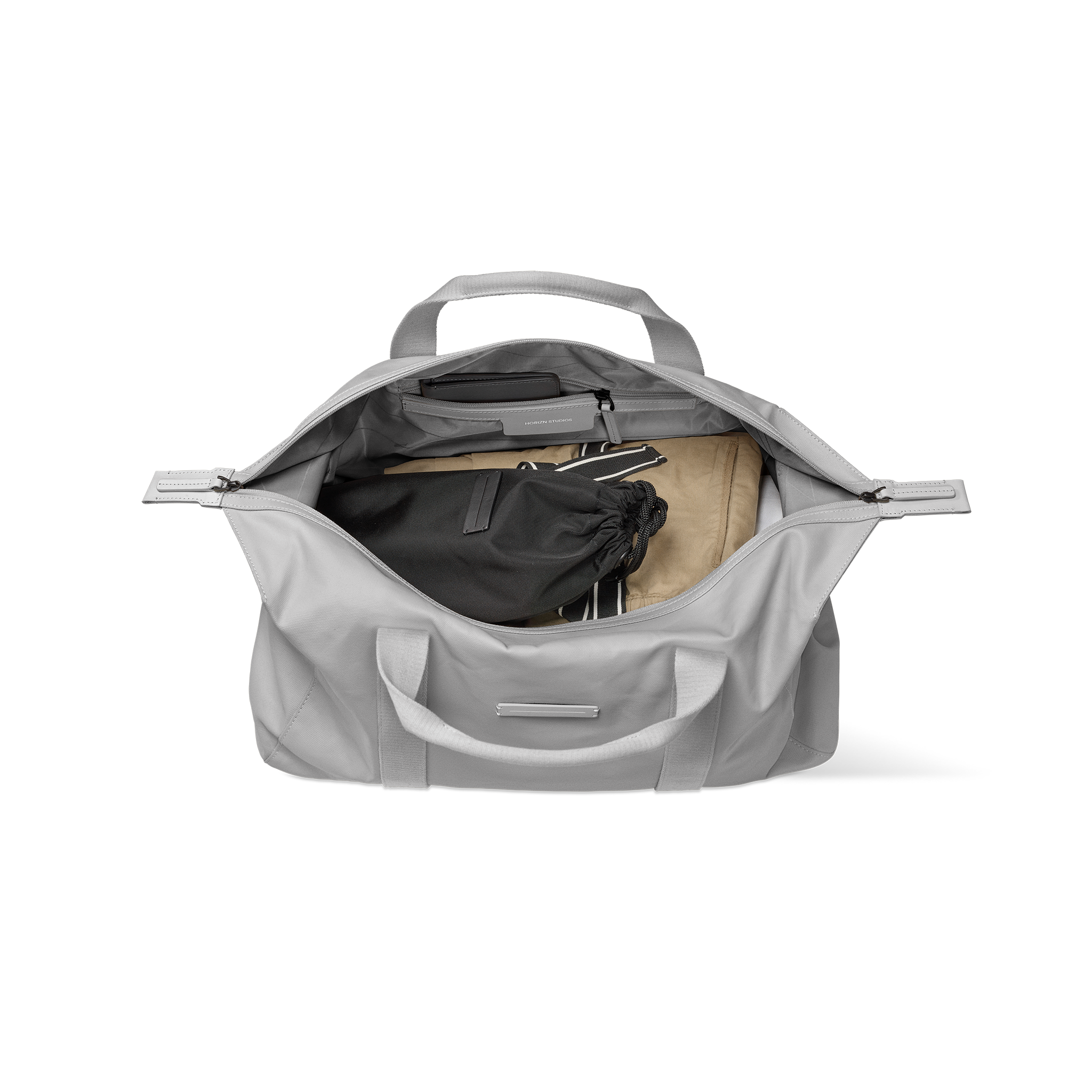 horizn-studios-sofo-weekender-m-light-quartz-grey-recycelte-wasserdichte-canvas- image 3