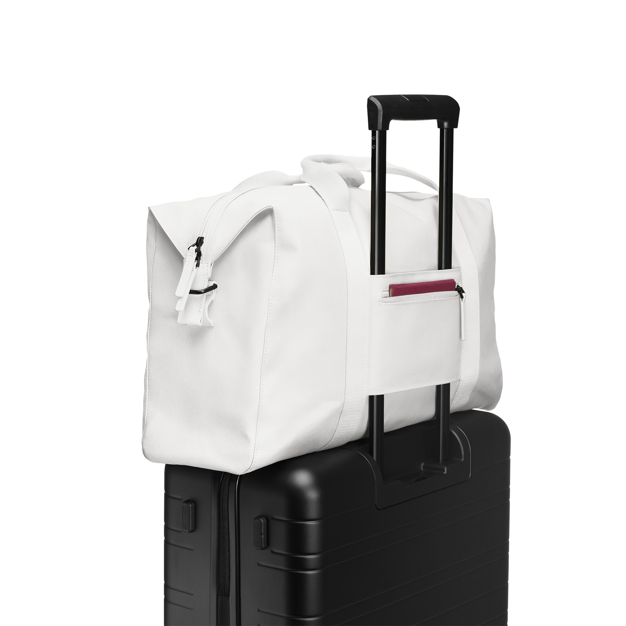 horizn-studios-sofo-weekender-m-all-white-recycled-waxed-canvas-40-liter-reiseta image 6