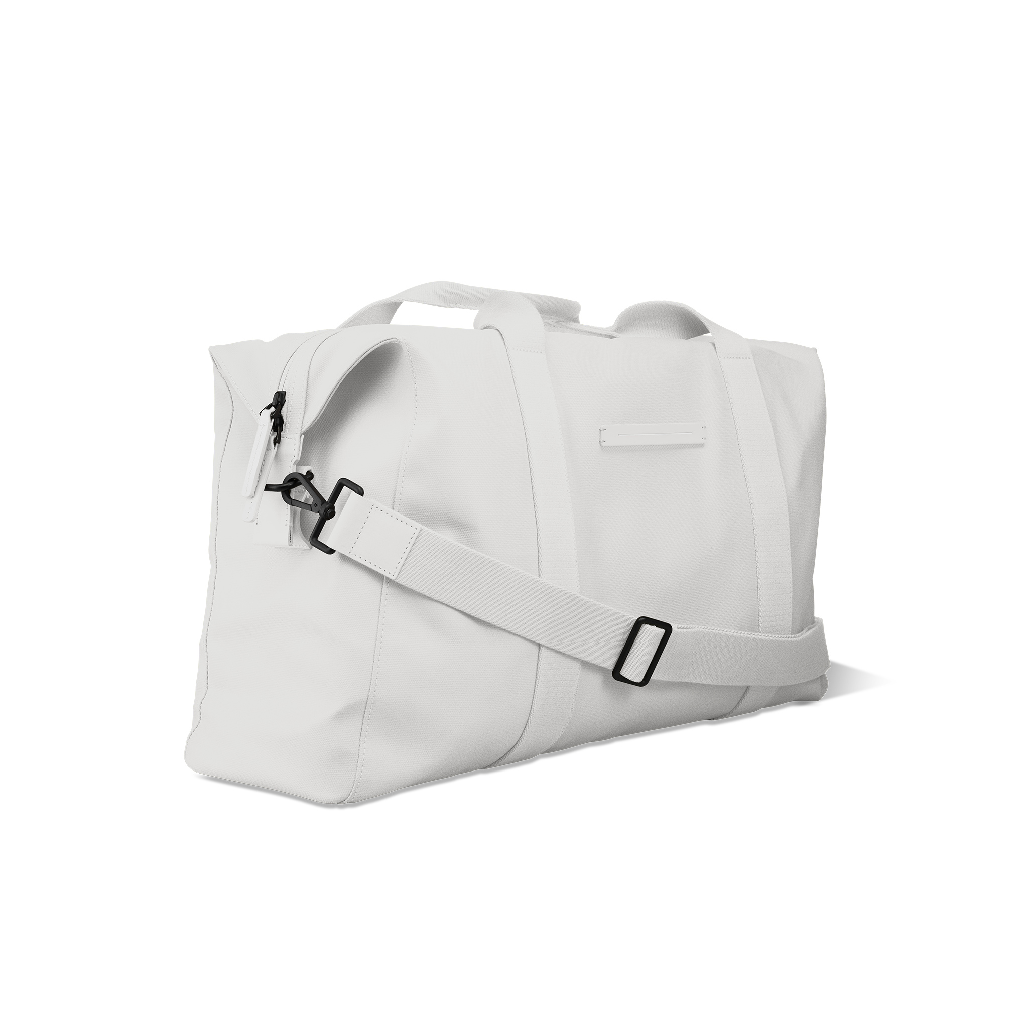 horizn-studios-sofo-weekender-m-all-white-recycled-waxed-canvas-40-liter-reiseta image 2