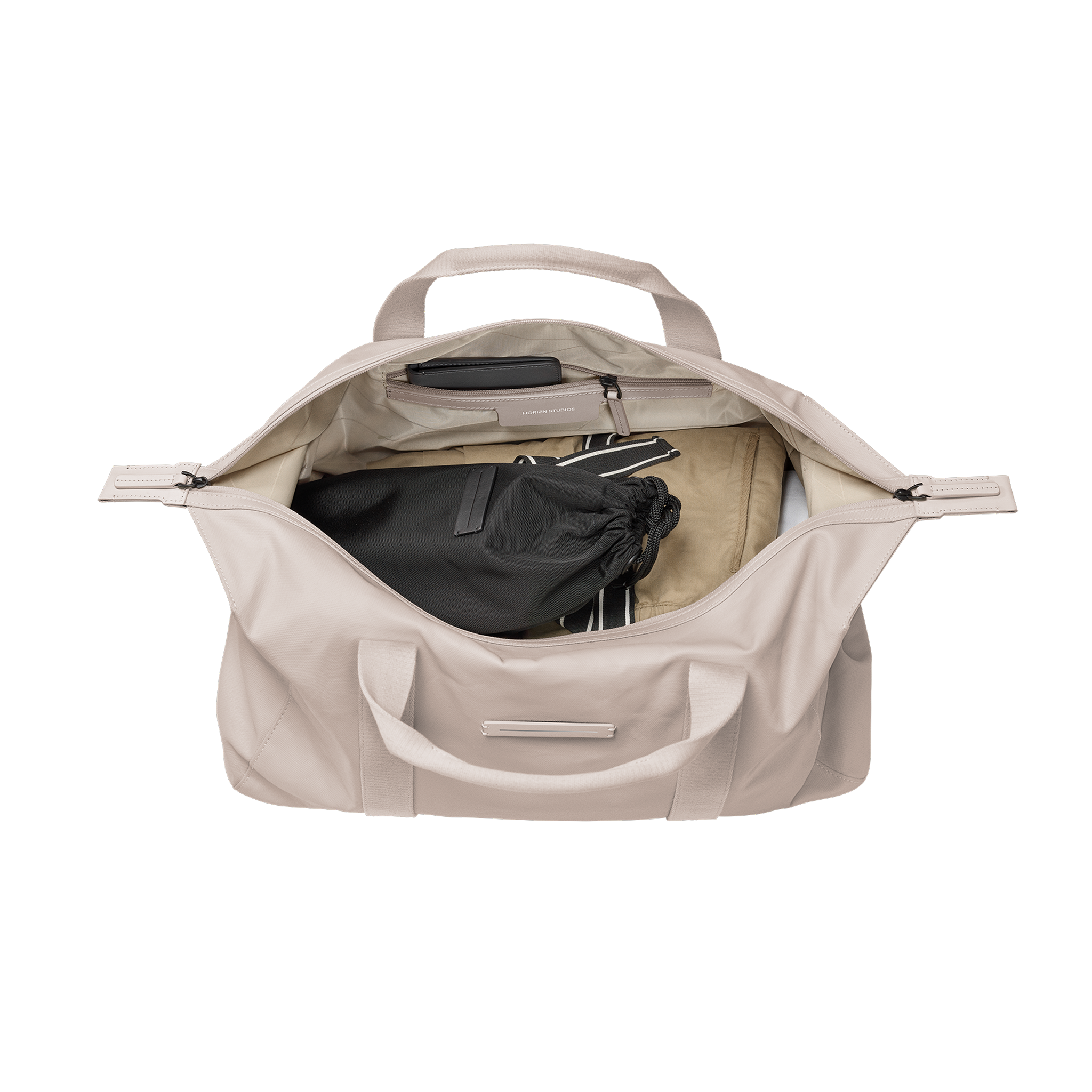 horizn-studios-sofo-weekender-m-reisetasche-sand-grey-gewachstes-canvas-gr-e-m image 3