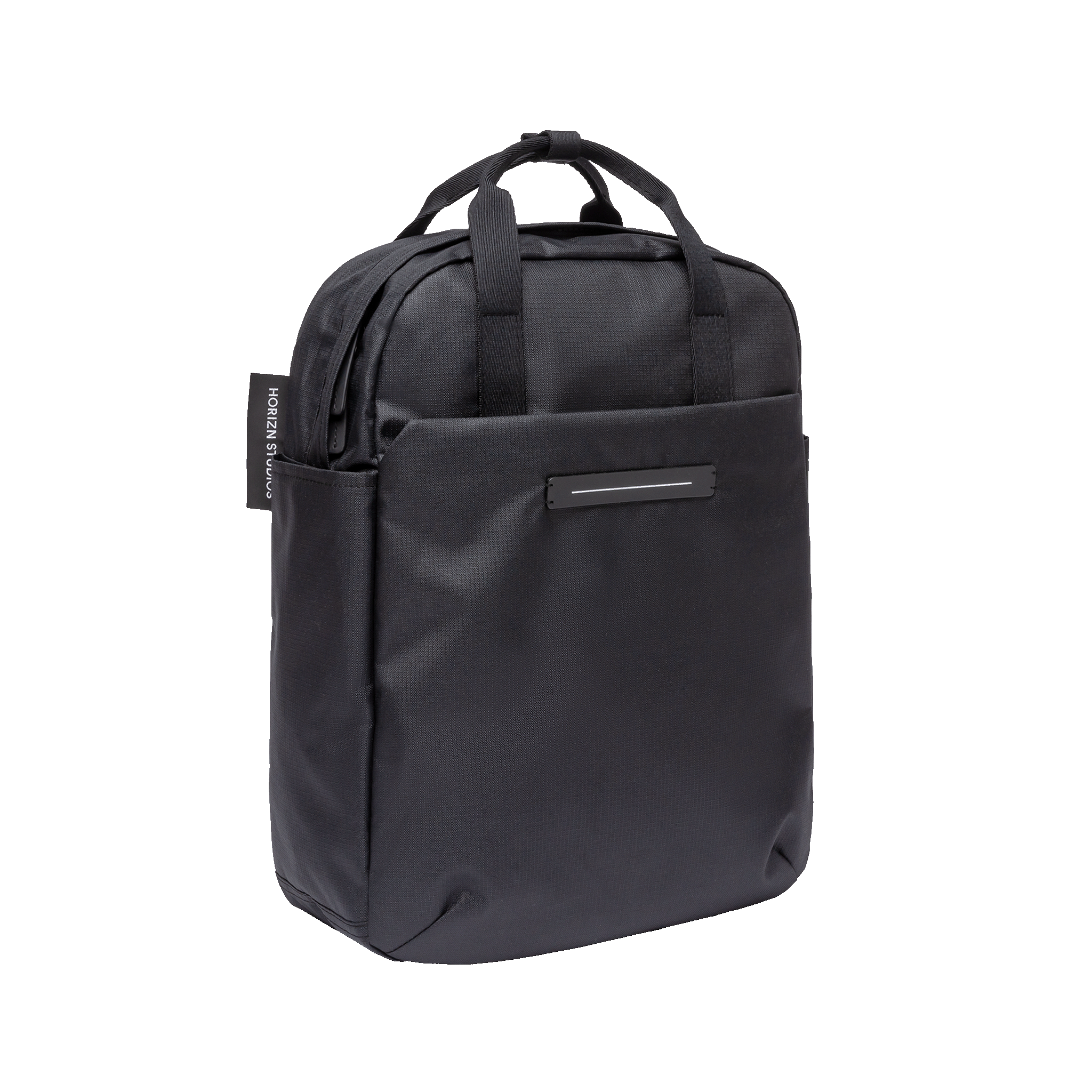 horizn-studios-shibuya-totepack-m-tote-rucksack-hybrid-rpet-ripstop-all-black image 2