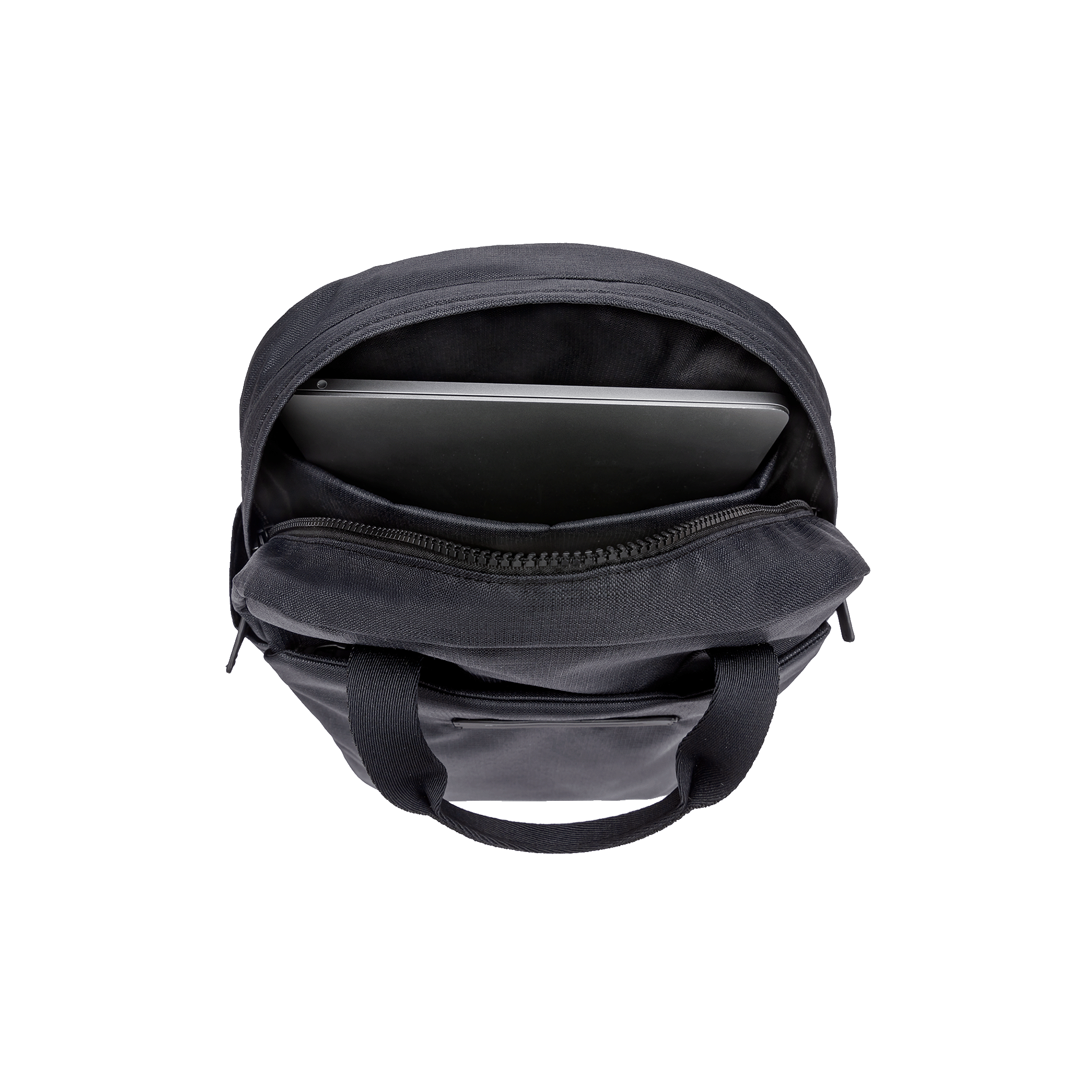 horizn-studios-shibuya-totepack-m-tote-rucksack-hybrid-rpet-ripstop-all-black image 5