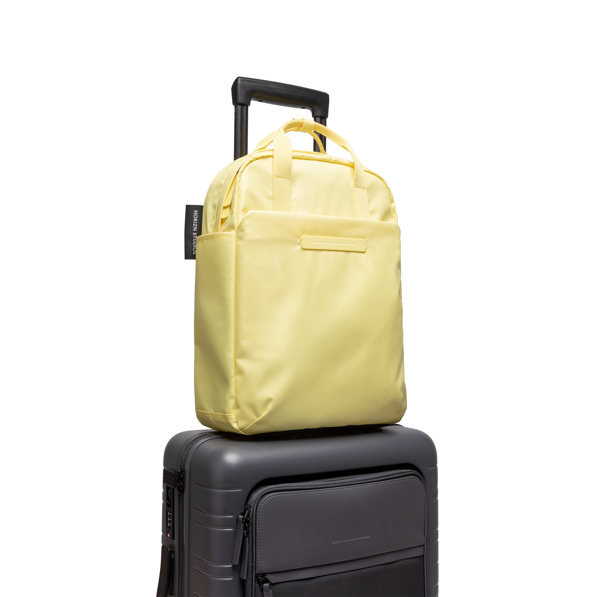 horizn-studios-shibuya-totepack-m-lemon-rpet-ripstop-2-in-1-rucksack-tote image 6