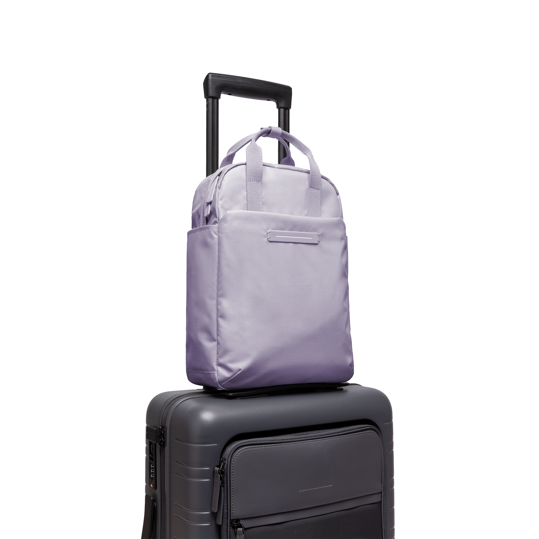 horizn-studios-shibuya-totepack-s-grey-lavender-rpet-ripstop-2-in-1-rucksack-tas image 6